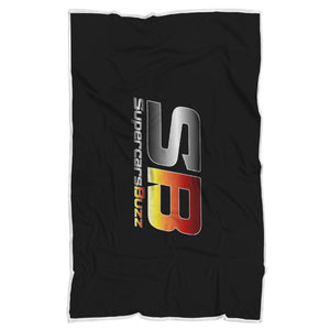 SupercarsBuzz Cozy Blanket - Black