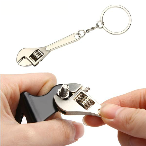 Adjustable Wrench Keychain