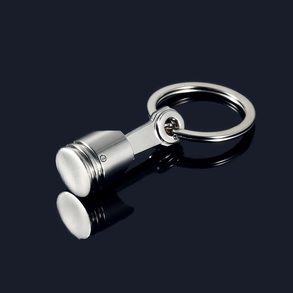 Engine Piston Key Chain