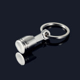 Engine Piston Key Chain