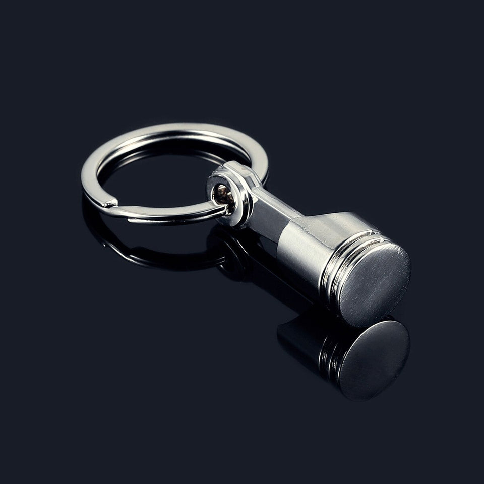 Engine Piston Key Chain